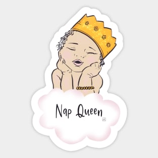 Nap queen Sticker